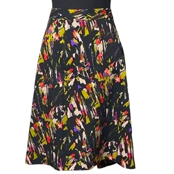 Lane Bryant Swing Pleated Skirts Multi Colored skirt Size 16 - Picture 12 of 13